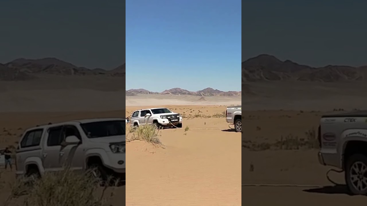 Sand recovery #4wd #4x4 #expert #amarok #offroad #overlanding #sand #stuck #skills #recovery #rope