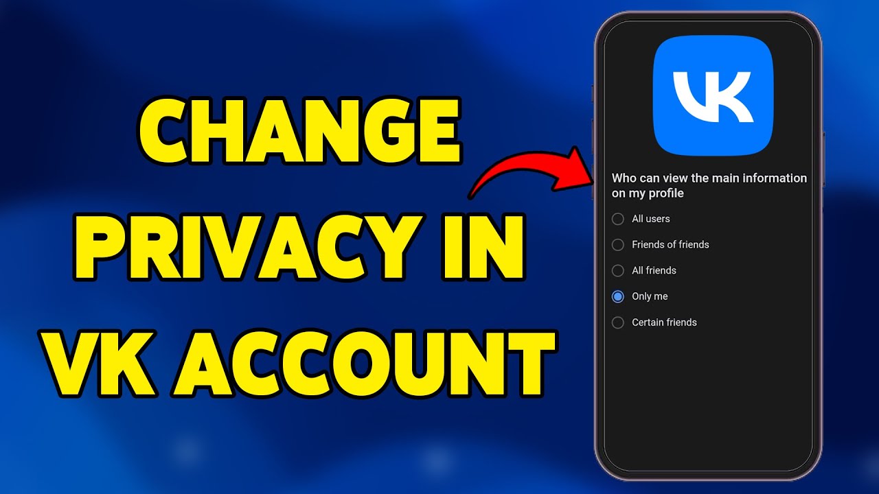How To Change Privacy In VK Account 2023 | Find Privacy Settings On VK App