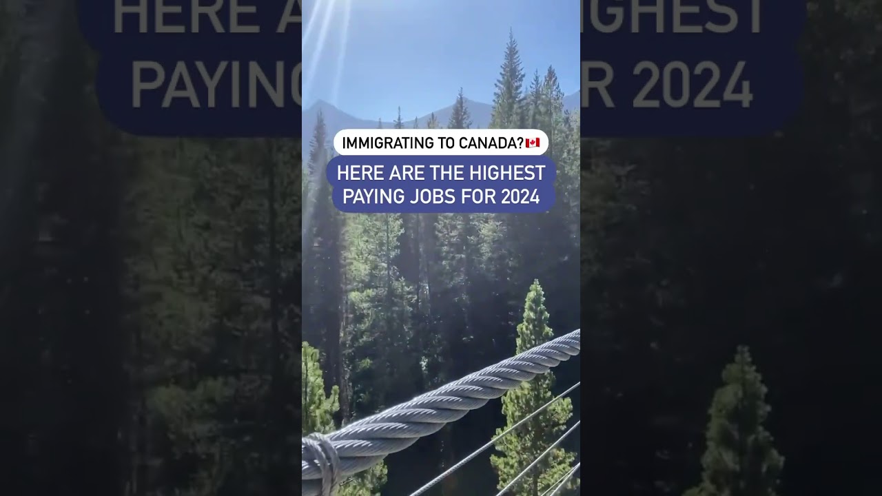 Here are the highest paying jobs in Canada for 2024 ⤵️ #workcanada #canadianvisa #jobprospects