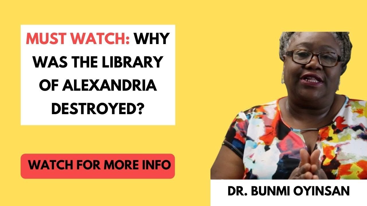 WHO BURNED THE LIBRARY OF ALEXANDRIA? | MUST WATCH | Sankofa Pan Africa |African Civilization