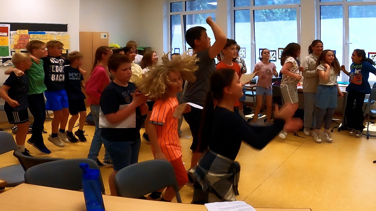 Die Waldschule bebt - der Jahrgang 5 groovt