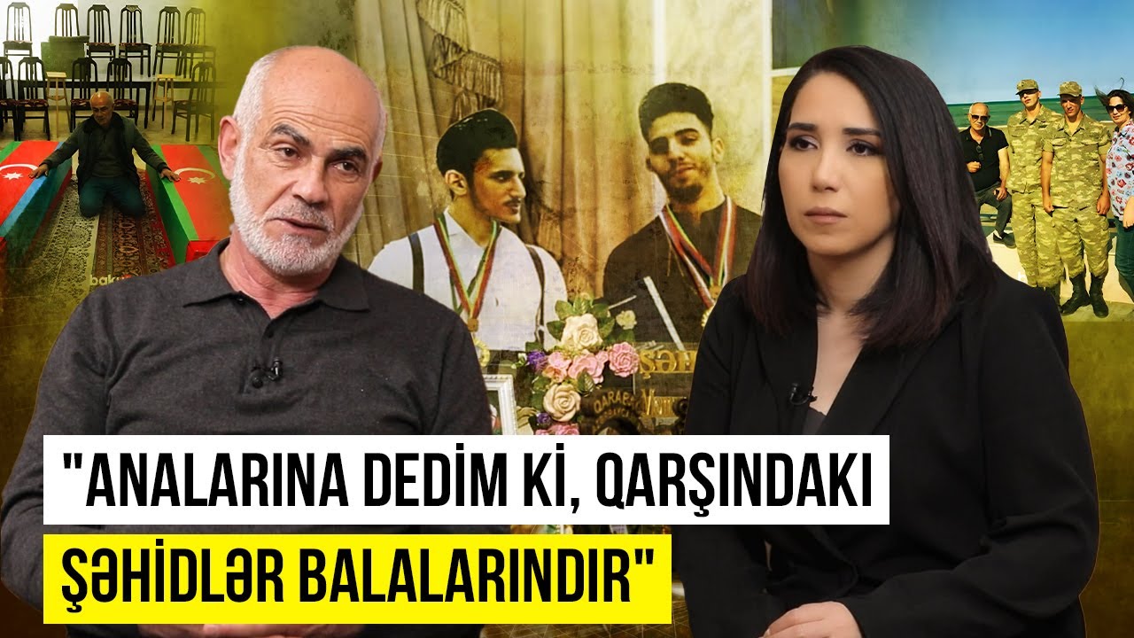 Eyni anda, eyni yerdə şəhid olan qardaşların atası | Üzlərini açdım ki, sanki gülürlər