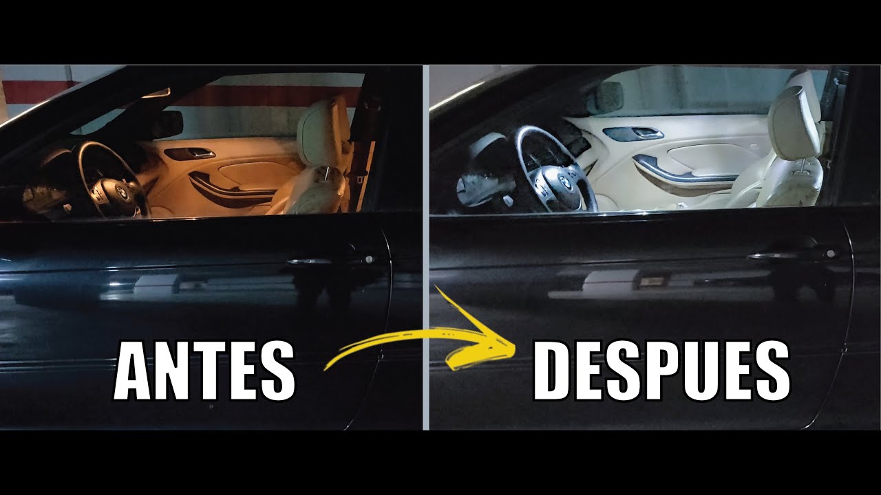 💡 Cómo cambiar ILUMINACIÓN INTERIOR a LED | BMW E46 COUPÉ RESTYLING | + LUZ MATRÍCULA | FÁCIL #04