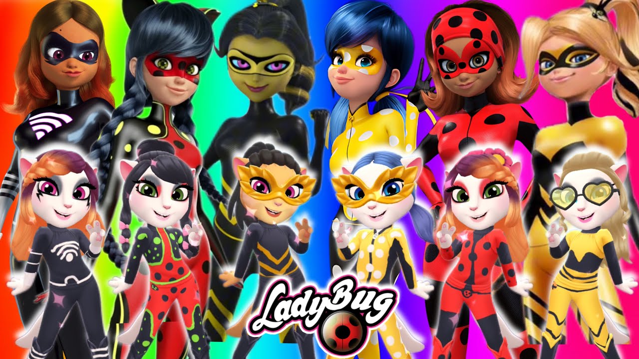 My Talking Angela 2 || Miraculous LadyBug 🐞 | Marinette New  Episode || Cosplay