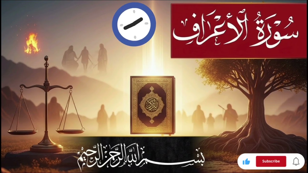 Surah Al-A'raf - Stories of Prophets & Lessons for Humanity|سورۃ الاعراف۔ |💝 No capiried Quran #Araf