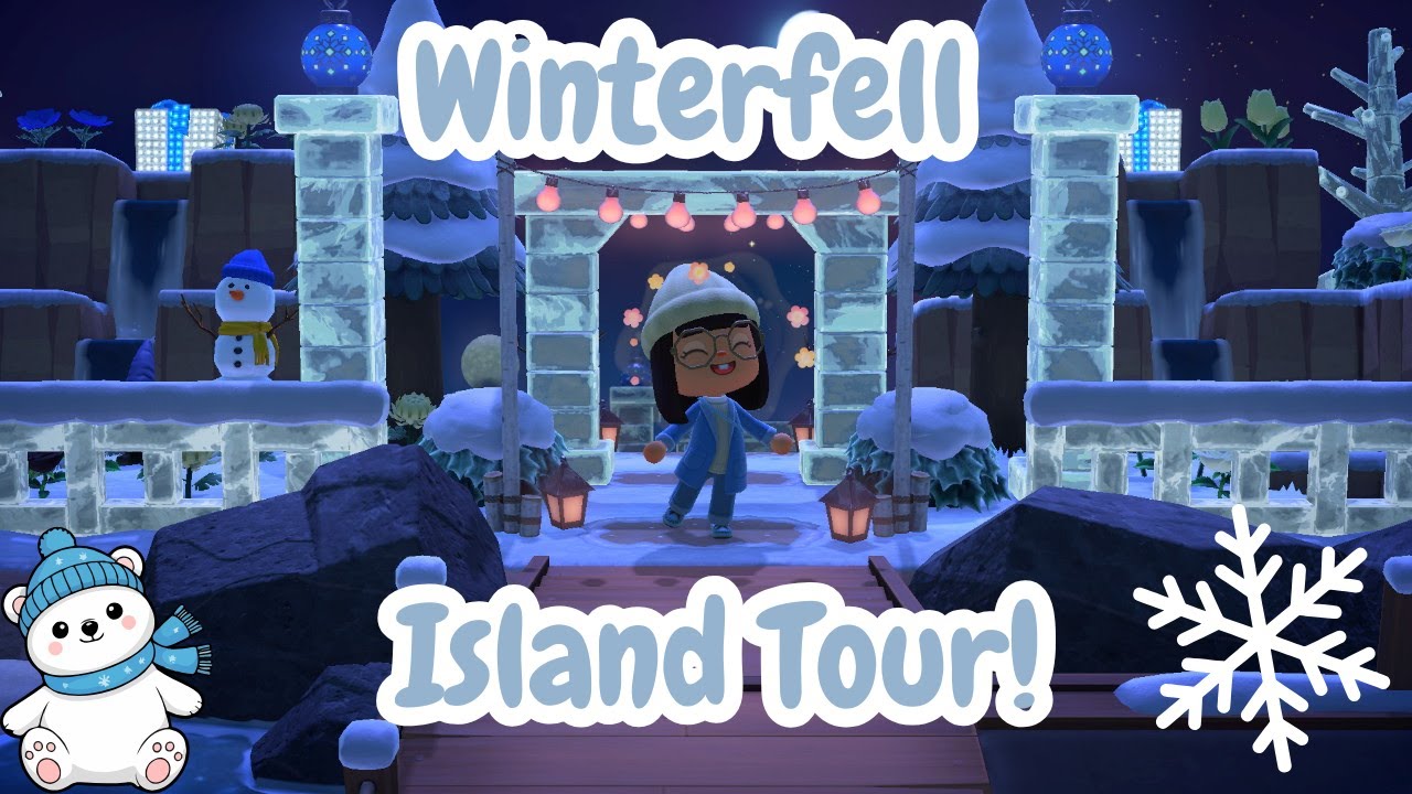 Winter Themed Island | ACNH Dream Address Tour