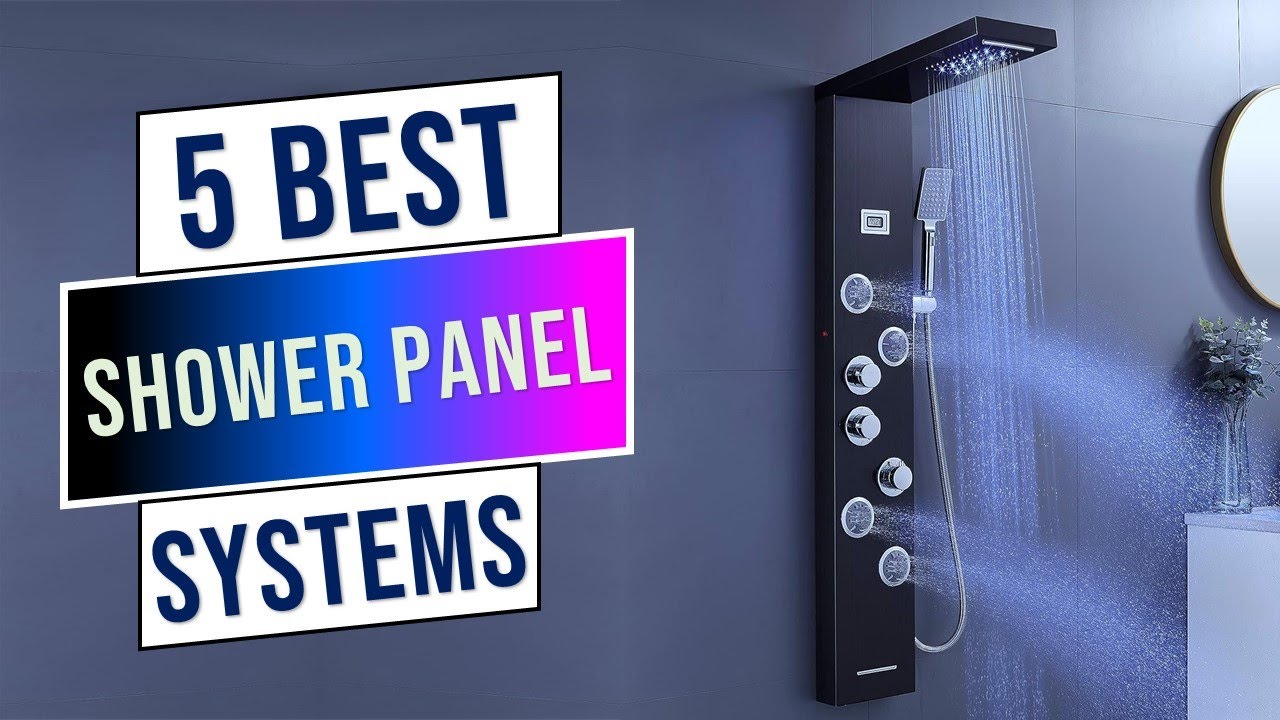 Best Shower Panel Systems in 2024 | Top 5: Shower Panels - Reviews