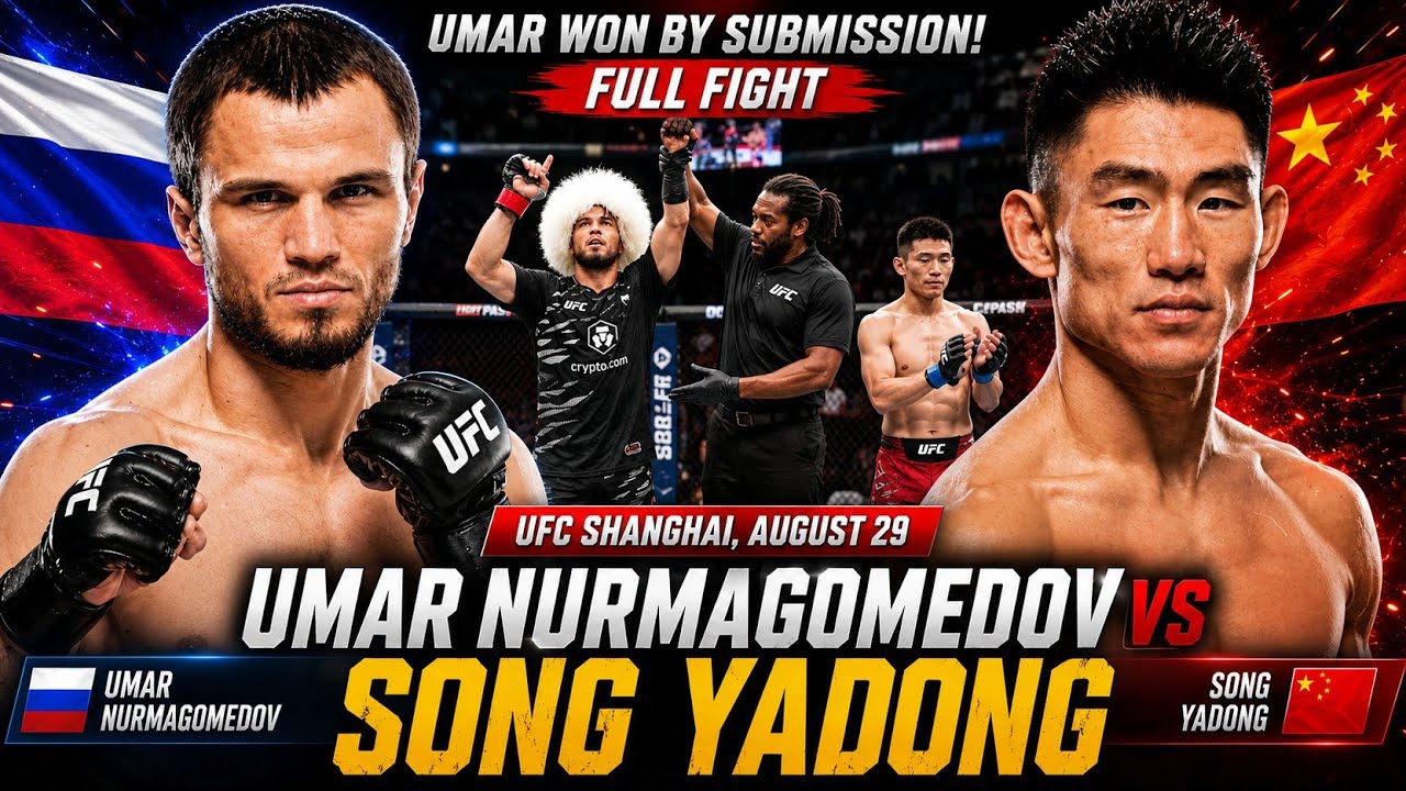 UMAR WON by SUBMISSION! Umar Nurmagomedov vs Song Yadong FULL FIGHT | UFC Shanghai, August 29
