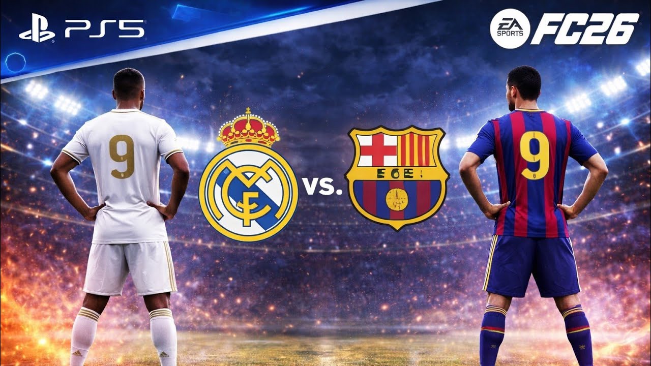 Real Madrid 3-2 Barcelona – What a Close El Clásico! | FIFA 26