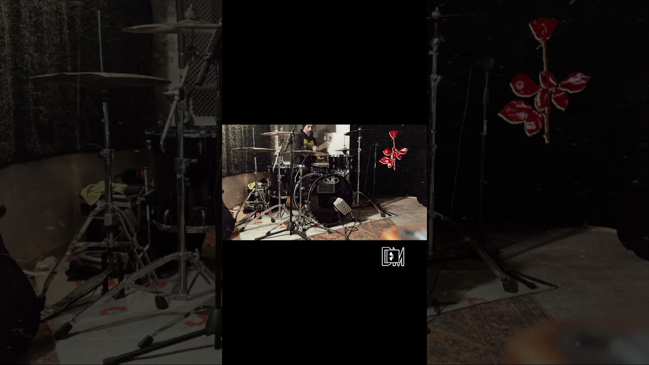 Depeche Mode  Walking in my shoes  drum cover