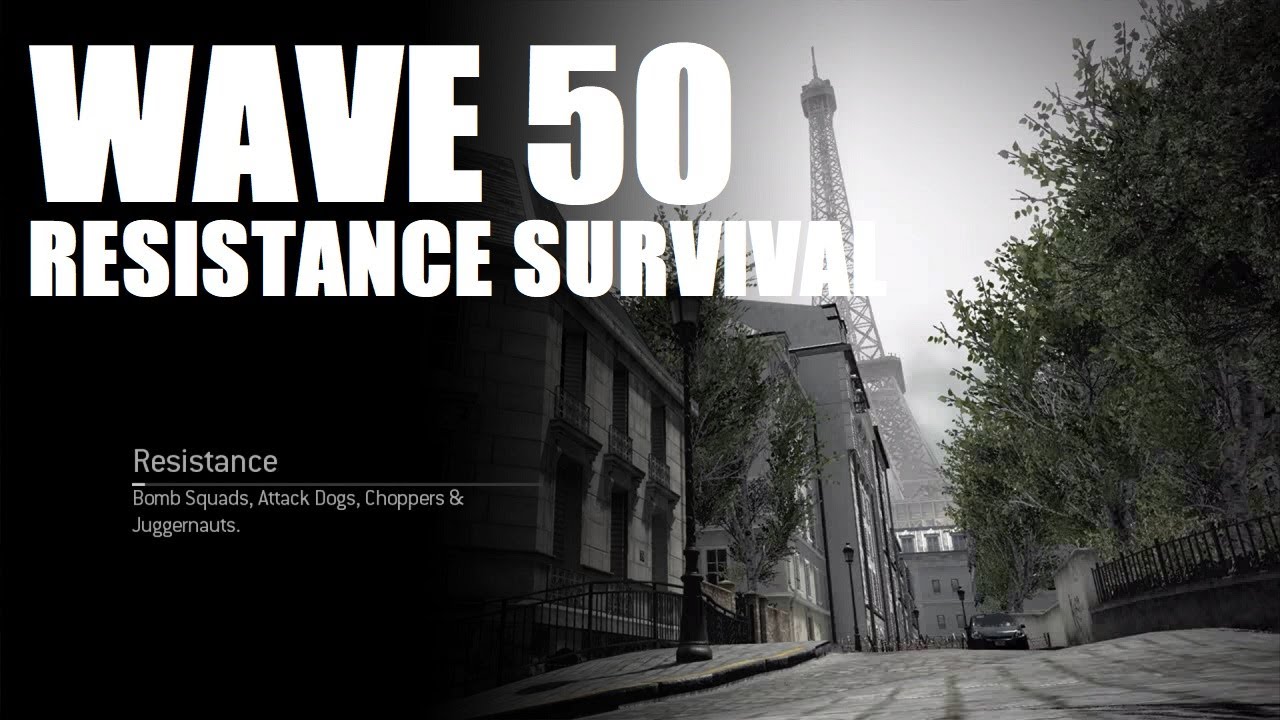 Mw3 Resistance Solo Survival Wave 50 Modern Warfare 3