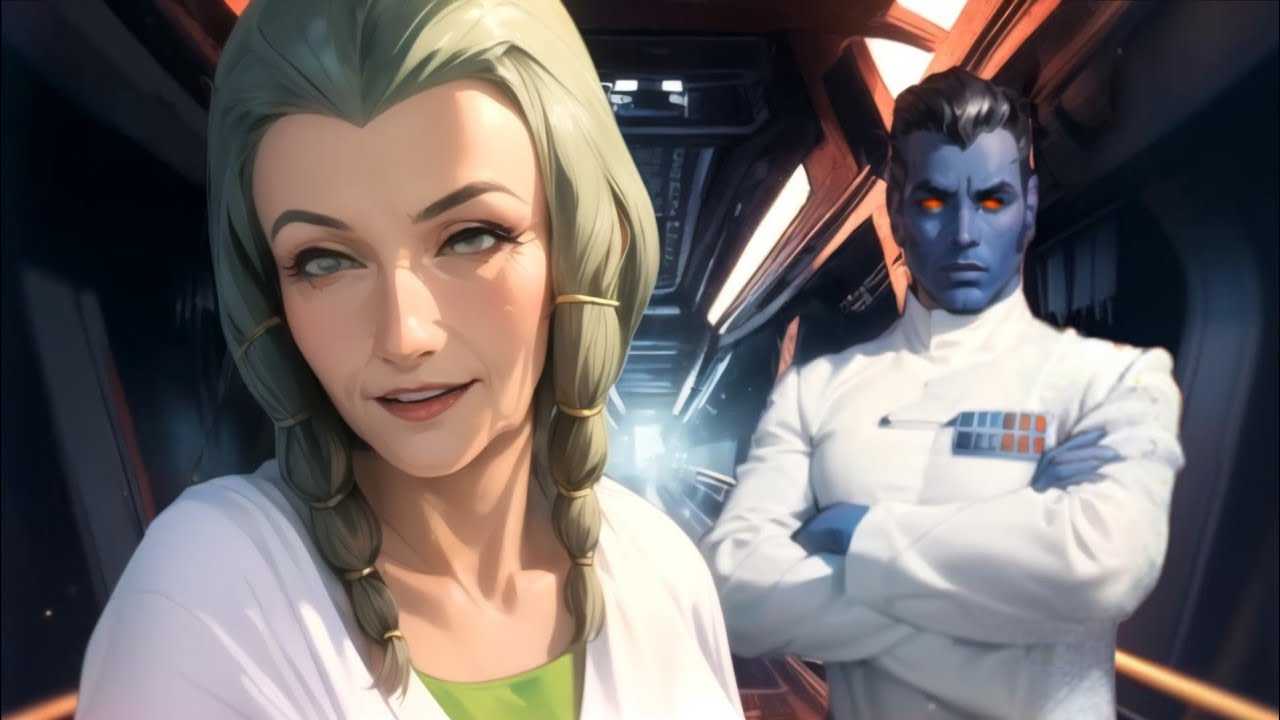 Kreia and Admiral Thrawn discuss the Empire and the Force