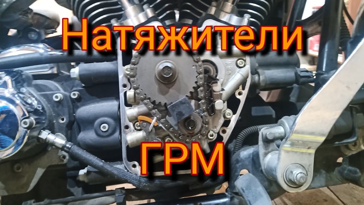 Проверка натяжителей ГРМ на Harley Davidson