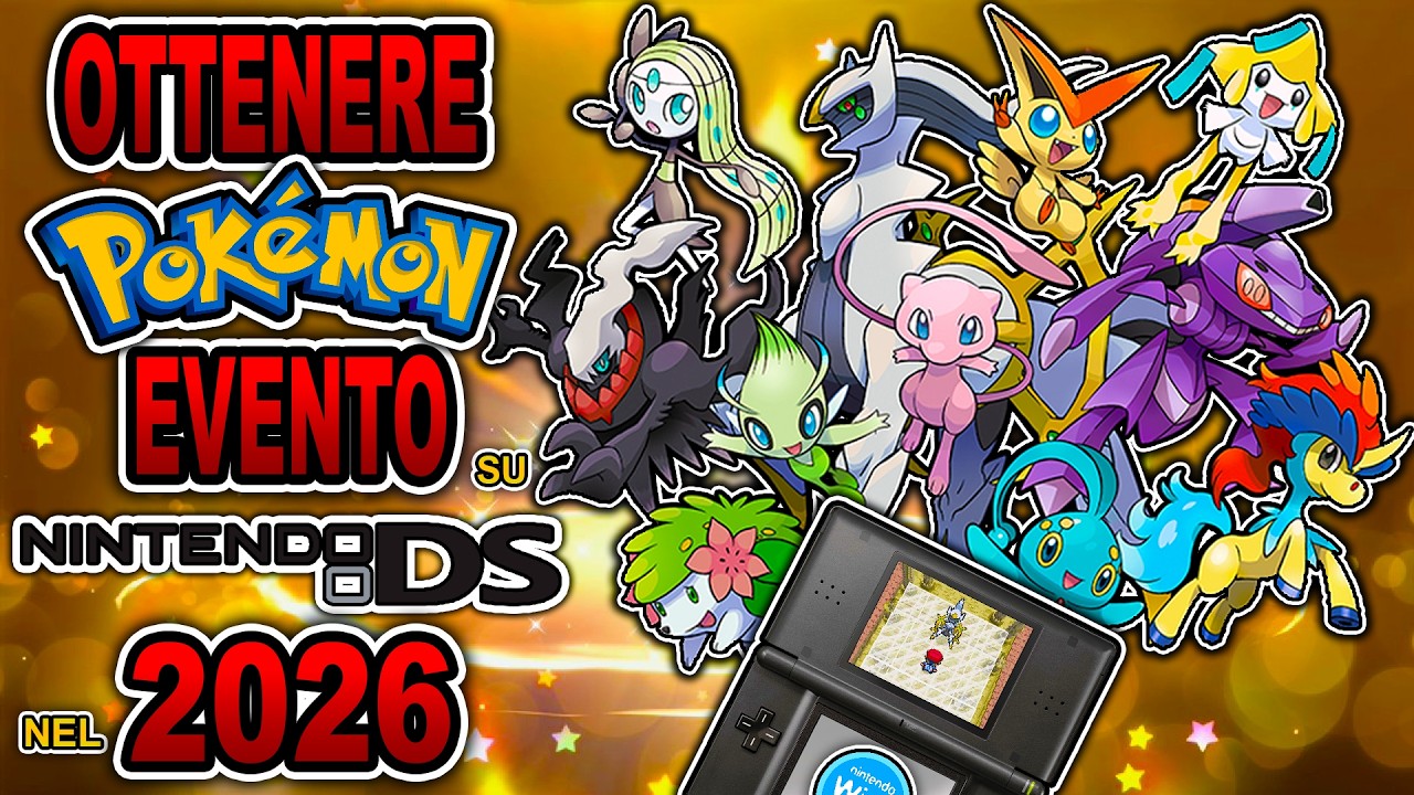 🔧 Come ottenere i Pok&eacute;mon evento nel 2026 su Nintendo DS - Guida super facile