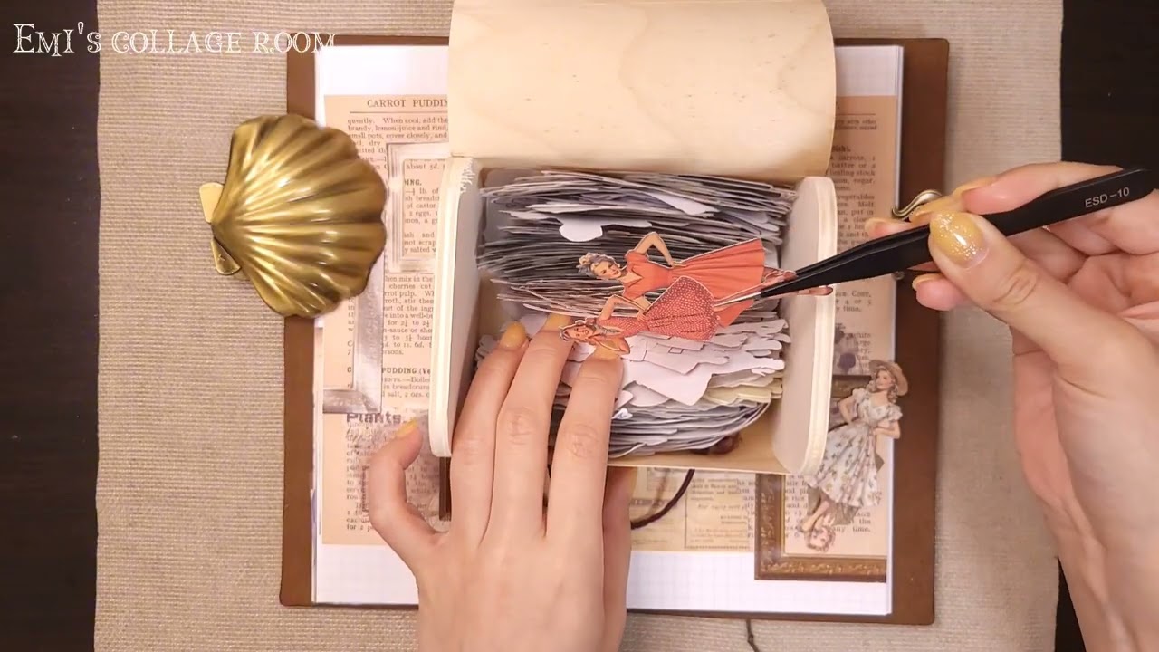 ASMR あの日のコラージュ🧡💭 collage of the day 그날의 콜라주