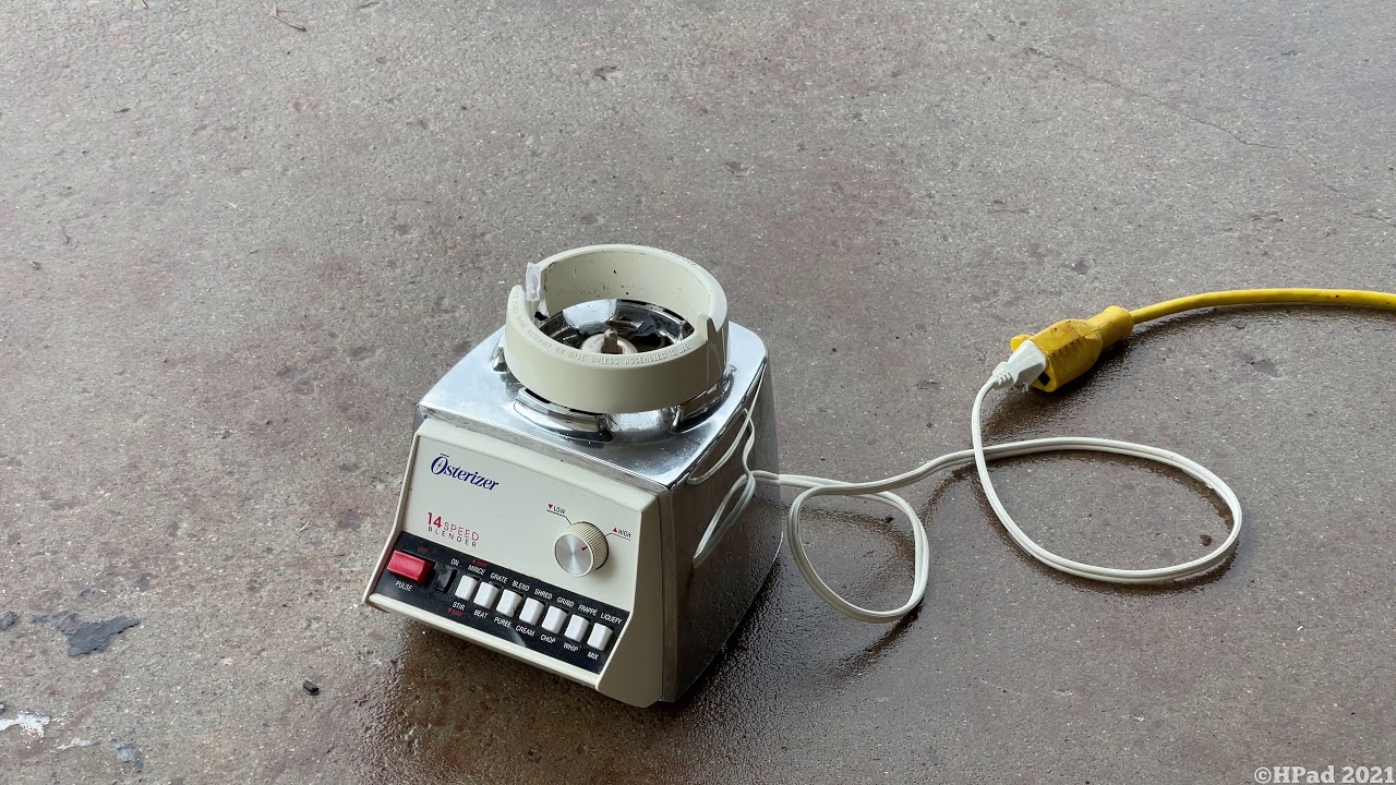 Osterizer 14 Speed Blender Destruction