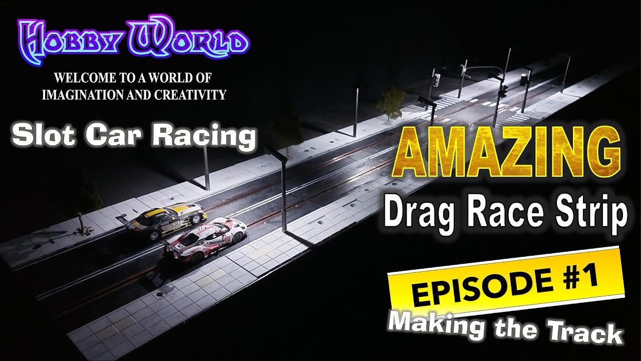 Amazing Drag Race Strip - PART #1 - Making the Track [3D Printed Slot Car Track (DIY)]