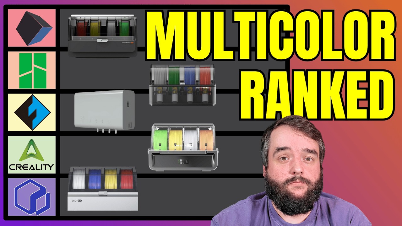 Рейтинг всех многоцветных систем: Bambu, Anycubic, Creality, Qidi и других