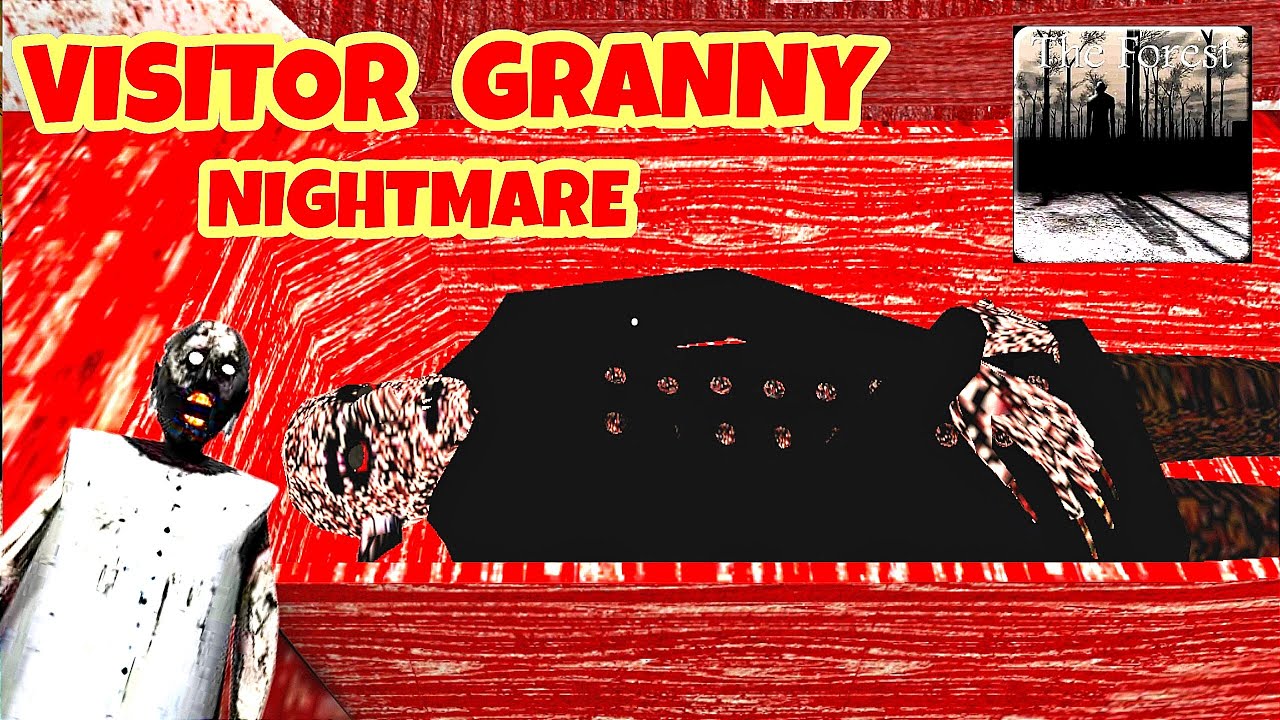 Granny Visitor Slendrina The Forest Remastered || Nightmare Mode Full Gameplay