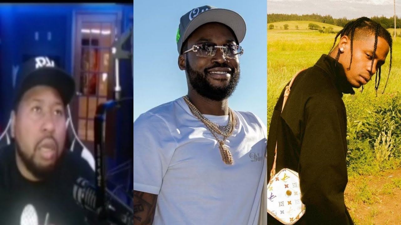 DJ Akademiks reacts to Travis Scott and Meek Mill Heated exchange of words at billionaire party!