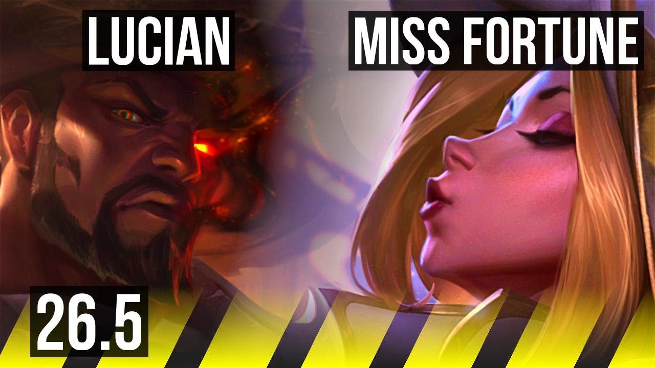 LUCIAN & Blitzcrank vs MISS FORTUNE & Lux (ADC) | KR Diamond | 26.5