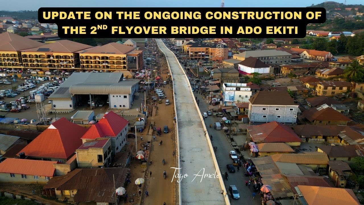 The ongoing Construction of the Second Flyover Bridge in Ado-Ekiti