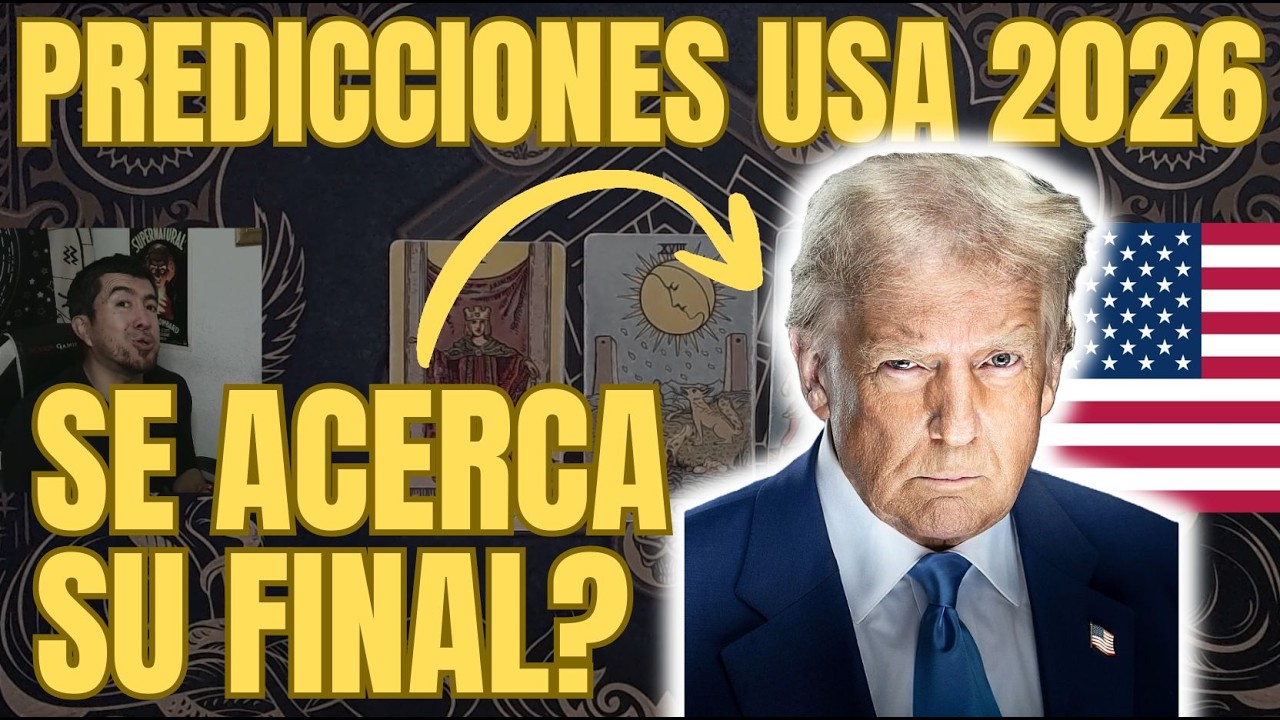 OSCURO FUTURO PARA TRUMP🔮PREDICCIONES ESTADOS UNIDOS 2026