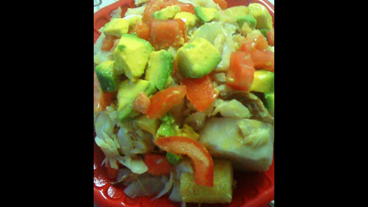 Viandas con Bacalao Al Estilo Puerto Rico