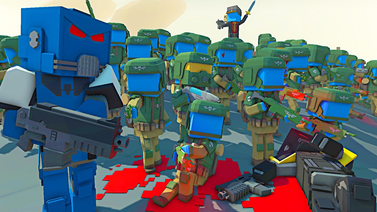 I Charge SPACE MARINES into Bloody Planetary INVASION! - Ancient Warfare 3: Warhammer 40k Mod
