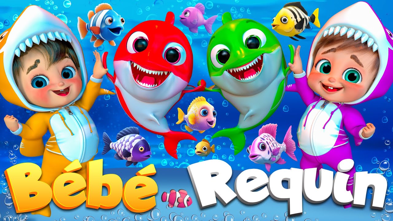 Bébé Requin et le Chant des Vagues | Comptines Et Chansons | À Bébé Chanson @SuperLucaLEFrancais