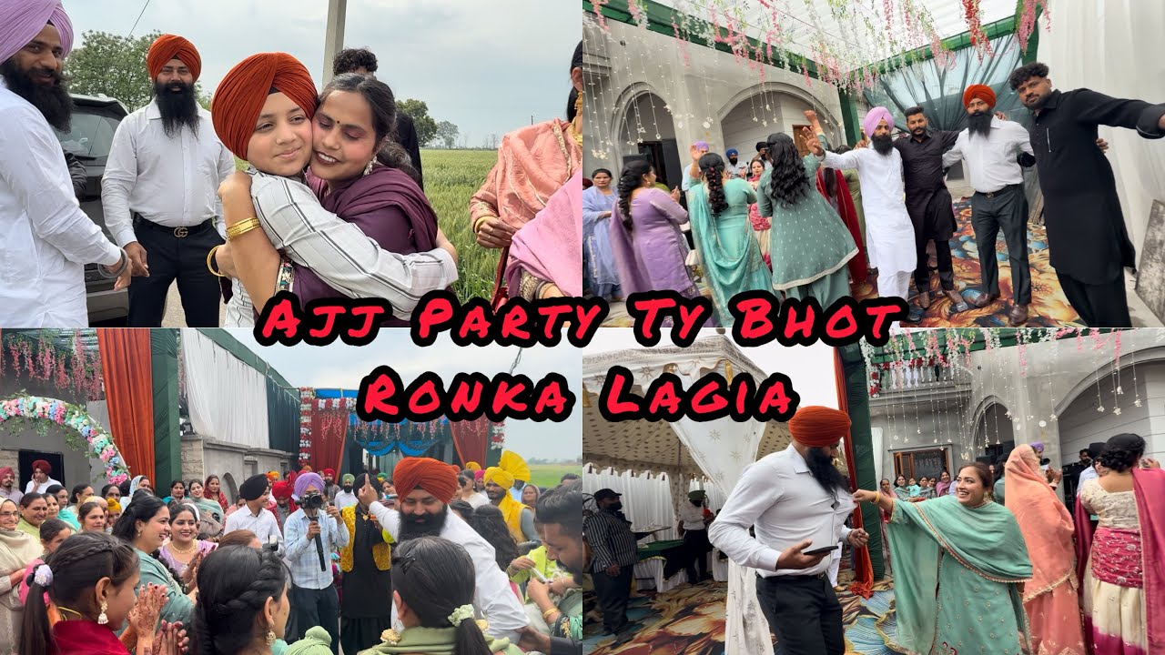 Ajj Party Te Bhot Ronka Lagia , brother malwai gidda always best 🫶🏻