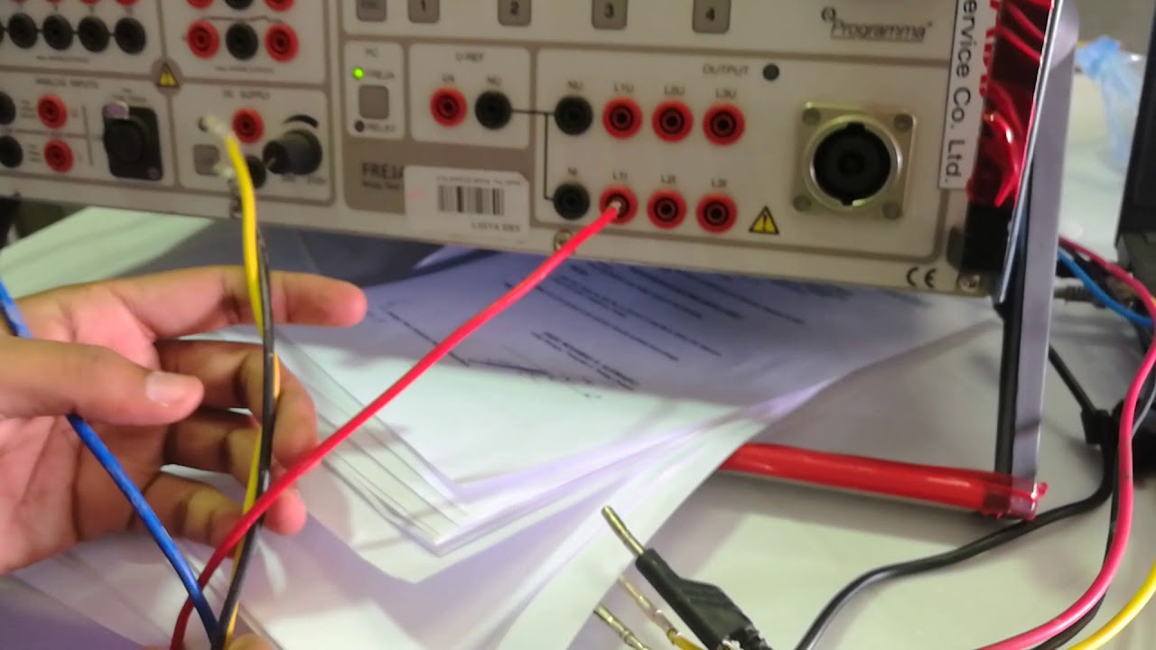 RET670 Transformer differential relay test part - 1
