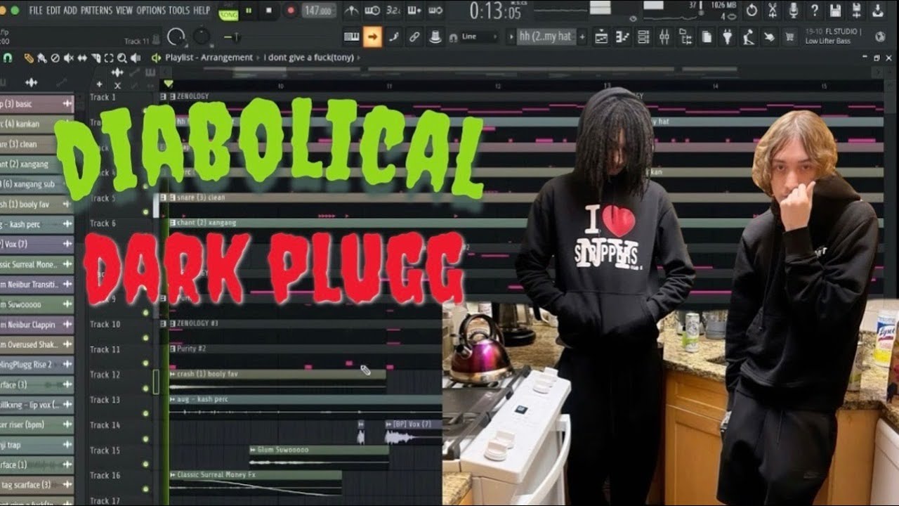 How I Make DIABOLICAL Dark Plugg - Boolymon Beat Tutorial
