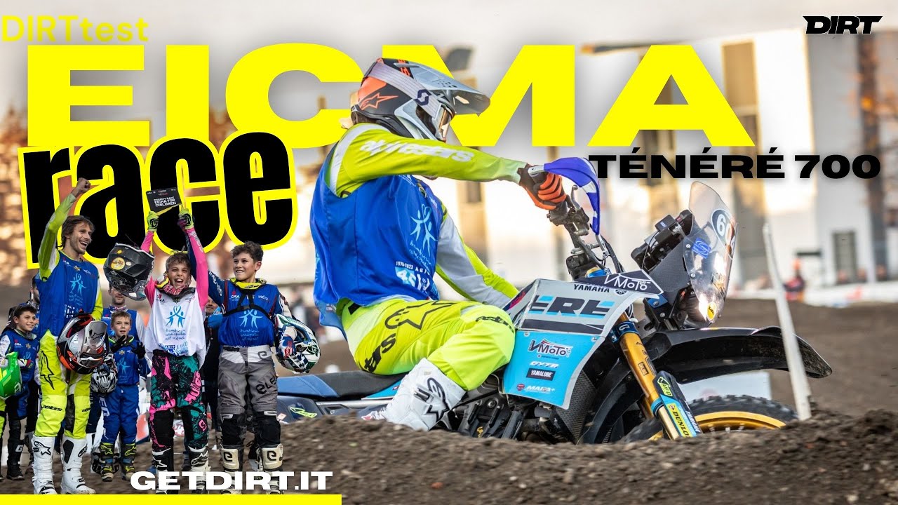 EICMA Charity Race: con la Yamaha Ténéré scendiamo in gara contro le altre Maxi Enduro. Vittoria!