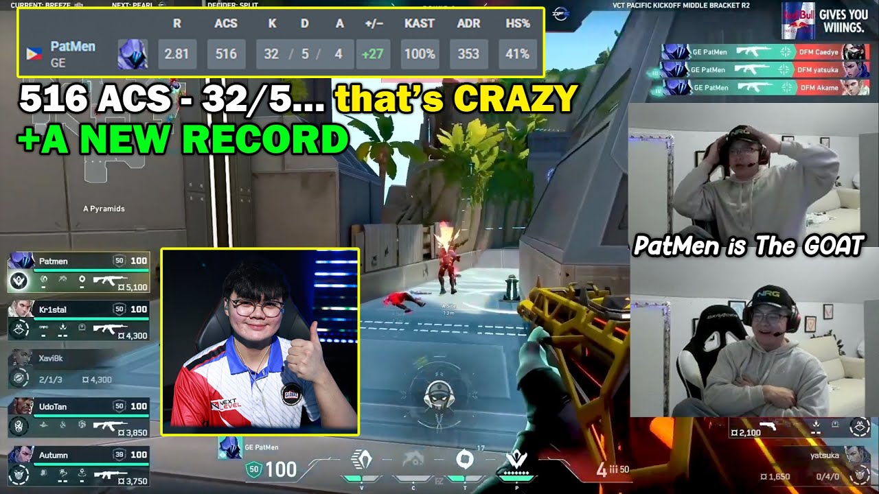 Shanks Glazing GE PatMen’s INCREDIBLE PERFORMANCE vs DFM on Map 1 in VCT Pacific