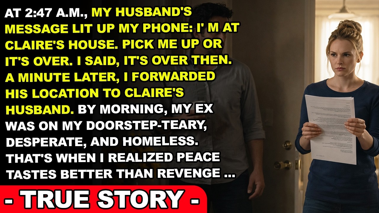 “It’s Over, I’m With Claire,” He Said — He Lost a Wife, I Found Freedom