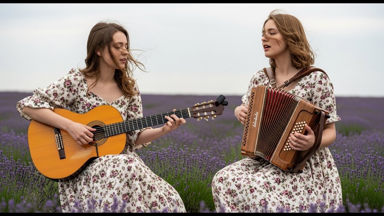 Música instrumental romántica de guitarra y acordeón para relajarse y ambiente cálido