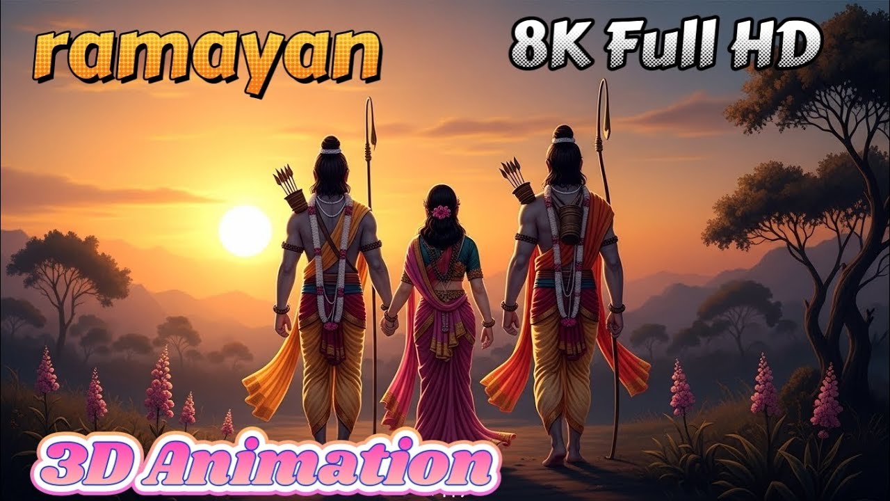 रामायण एक नया अंदाज मे | 3D @animation | 8K Full HD   