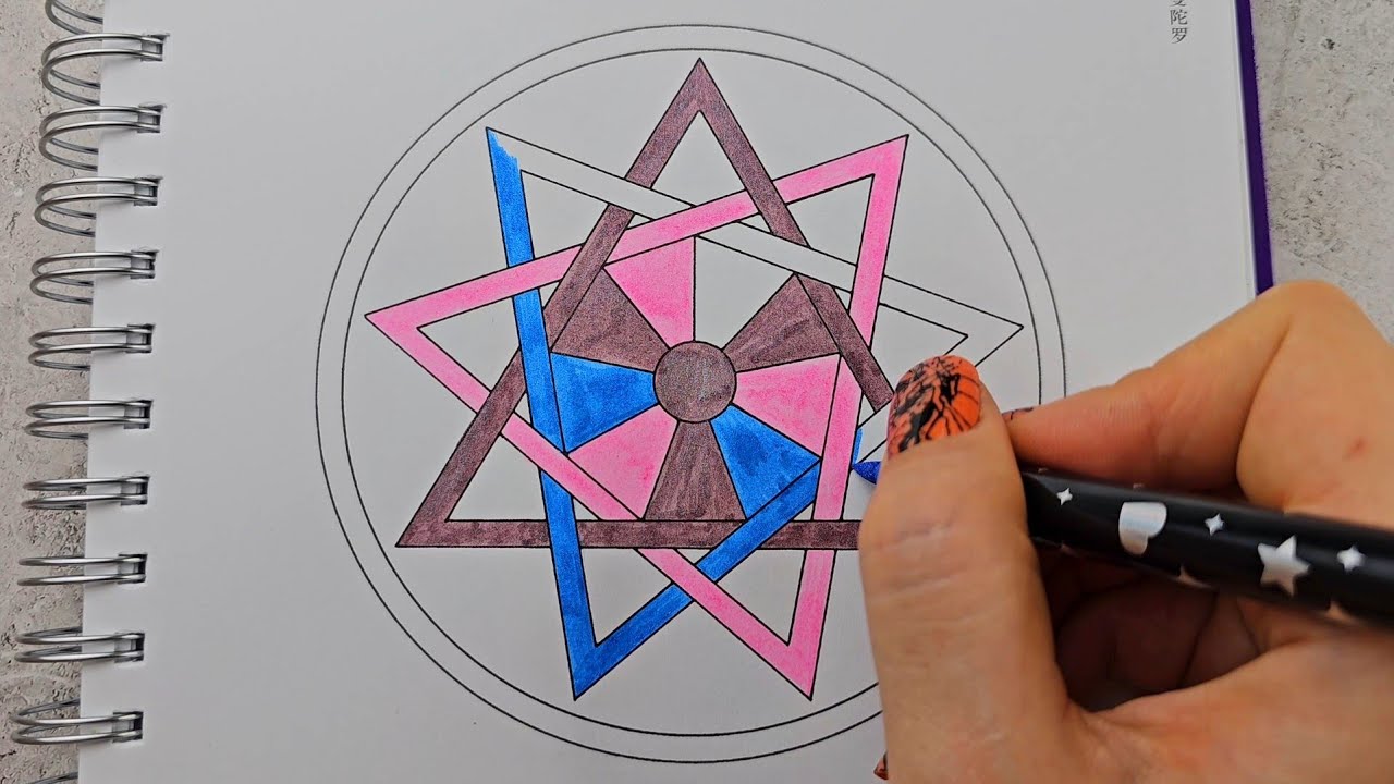 ASMR Mandala Drawing | Deep Relaxation & Mindful Meditation 🌺