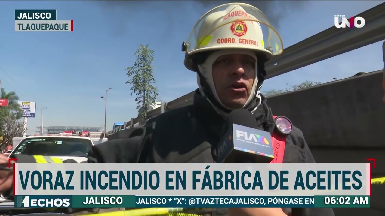 Incendio en Álamo Industrial