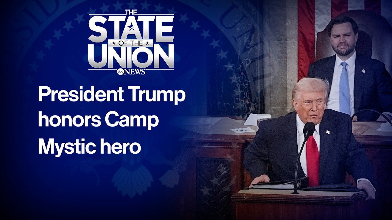 President Trump honors Coast Guard Petty Officer Scott Ruskan for rescuing 165 people at Camp Mystic