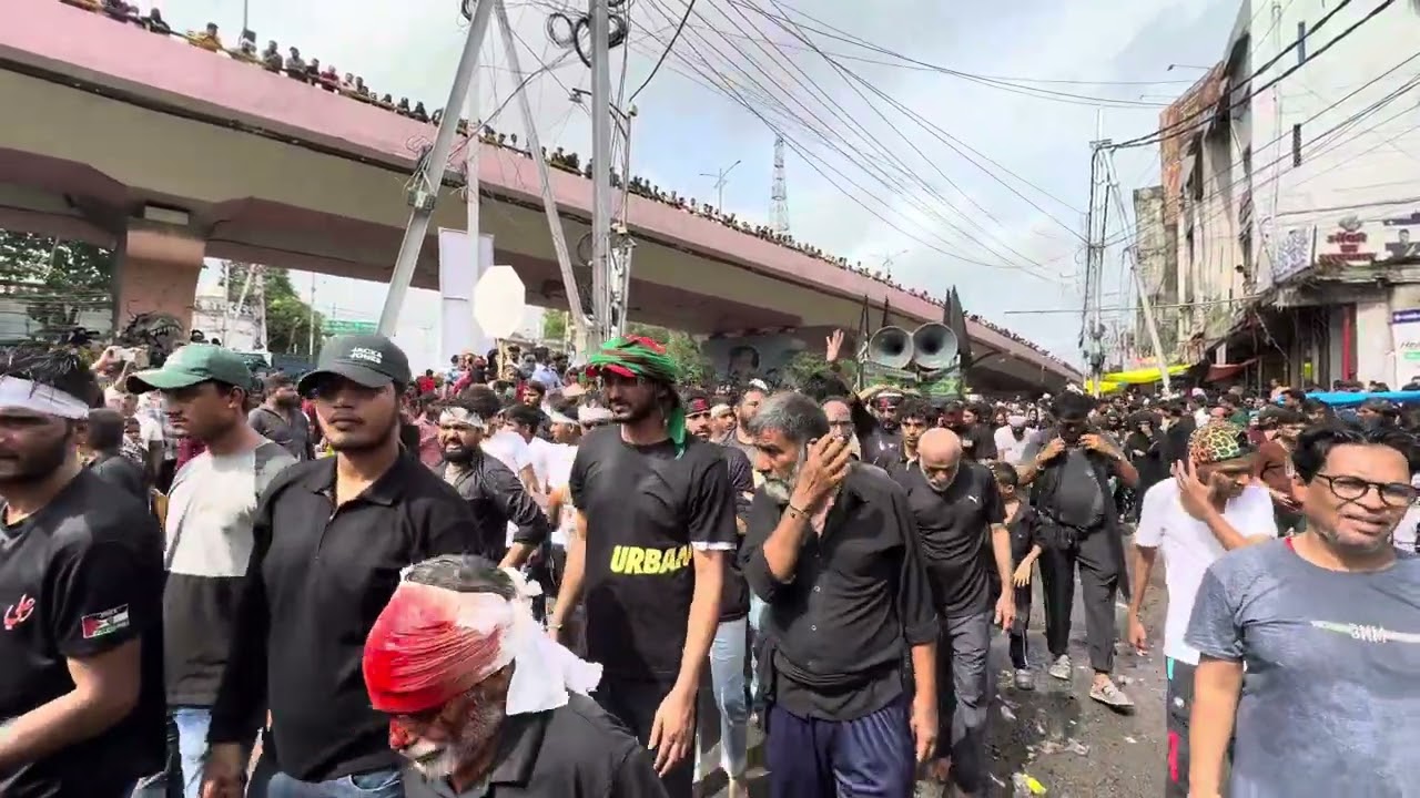 10 Muharram the day ashura Juloos irani imambada Bhopal 6 July 2025/1447#azadarinetwork #matamdari