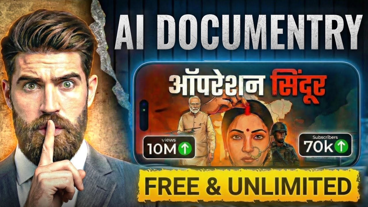 Create Viral AI Documentary Videos Like ANIDOC (100% FREE Tools)