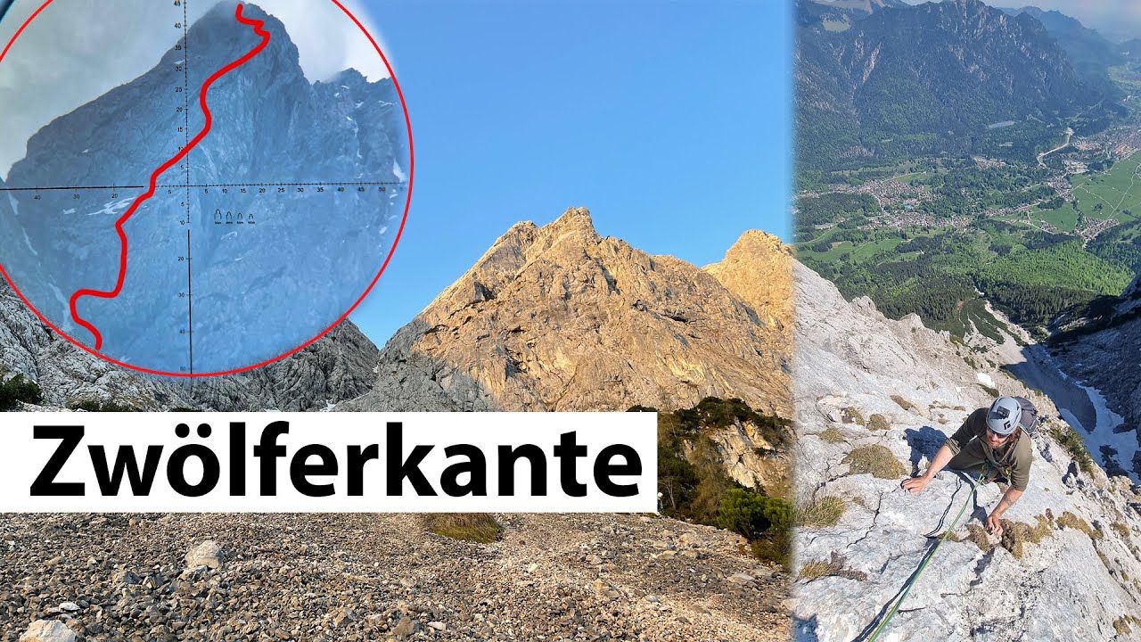 Mehrseill&auml;nge Zw&ouml;lferkante (4+) - 13 Seill&auml;ngen auf den Zw&ouml;lferkopf (2232m) - feat. @AlpineFex