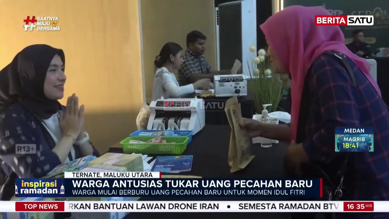 Jelang Lebaran! Warga Ternate Rela Antre Tukar Uang Baru #beritasatu