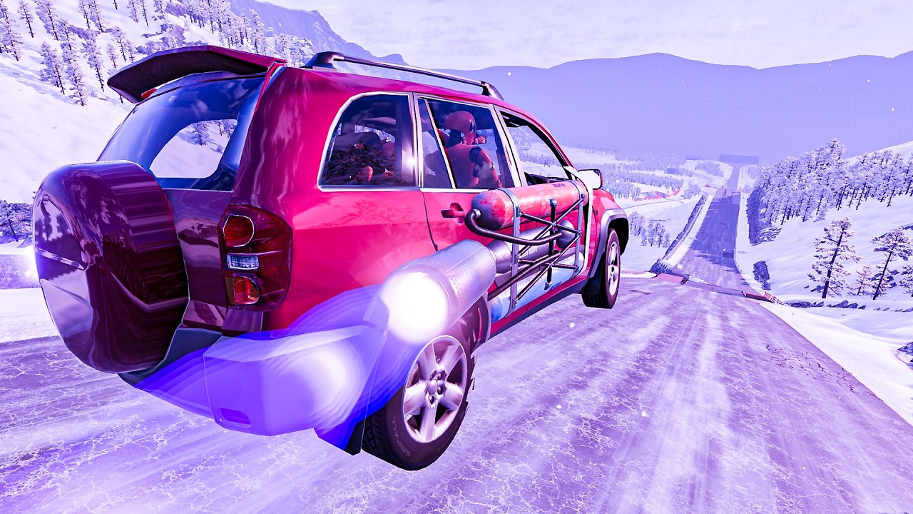 Full Throttle Downhill Mayhem #5 | Beamng.drive