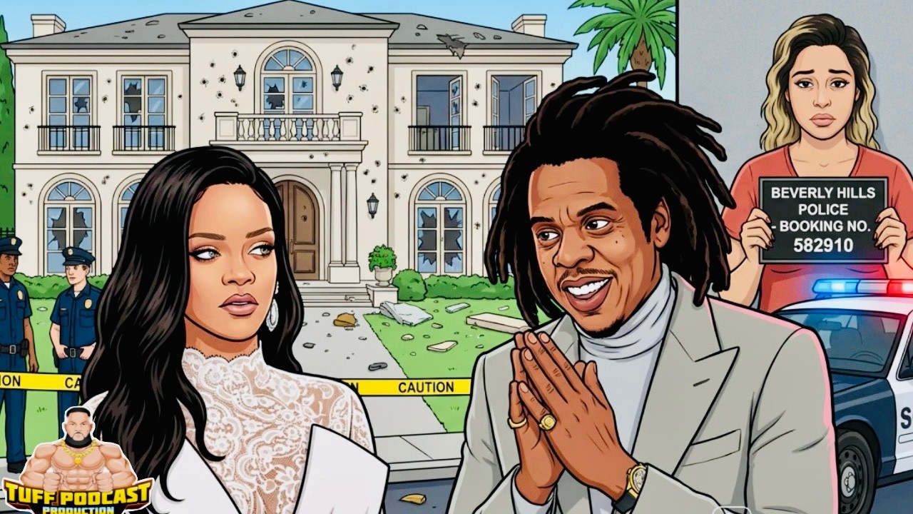 Rihanna flees Beverly Hills mansion after woman 🔫  her house up, is Jay Z after Rihanna's masters?