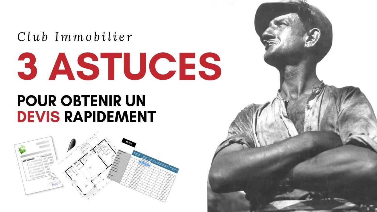 ⏳3 ASTUCES pour obtenir un DEVIS RAPIDEMENT