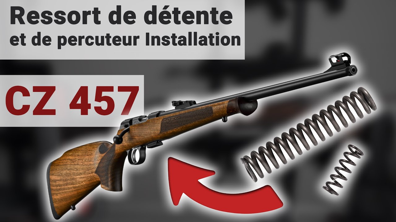 Comment installer les ressorts de détente et de percuteur sur une CZ 457