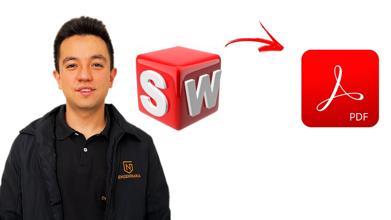 COMO SALVAR UM DESENHO DO SOLIDWORKS EM PDF 3D E IMPRESSIONAR SEUS CLIENTES